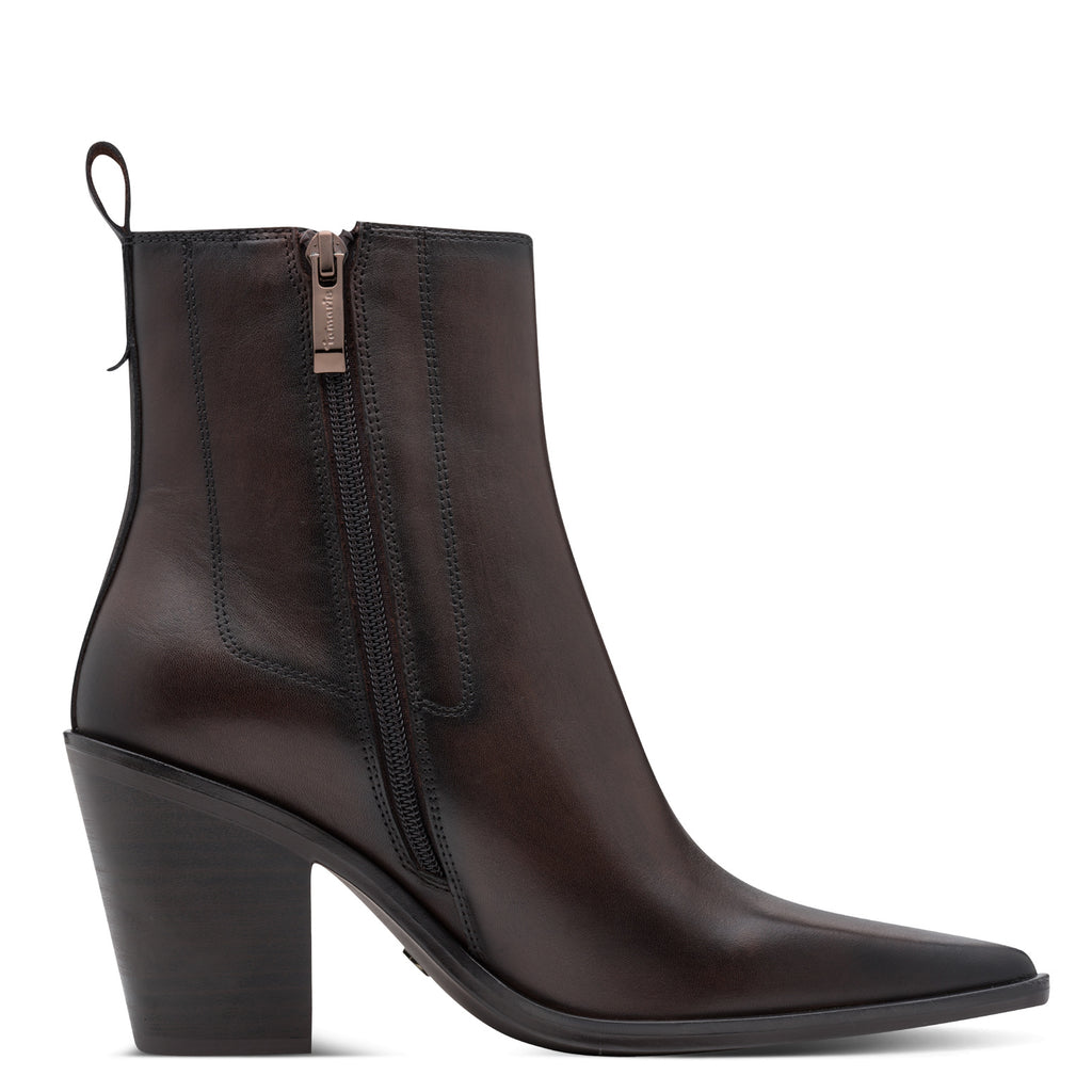 Tamaris 1-25359-47 342 Boot Heel - MAHOGANY