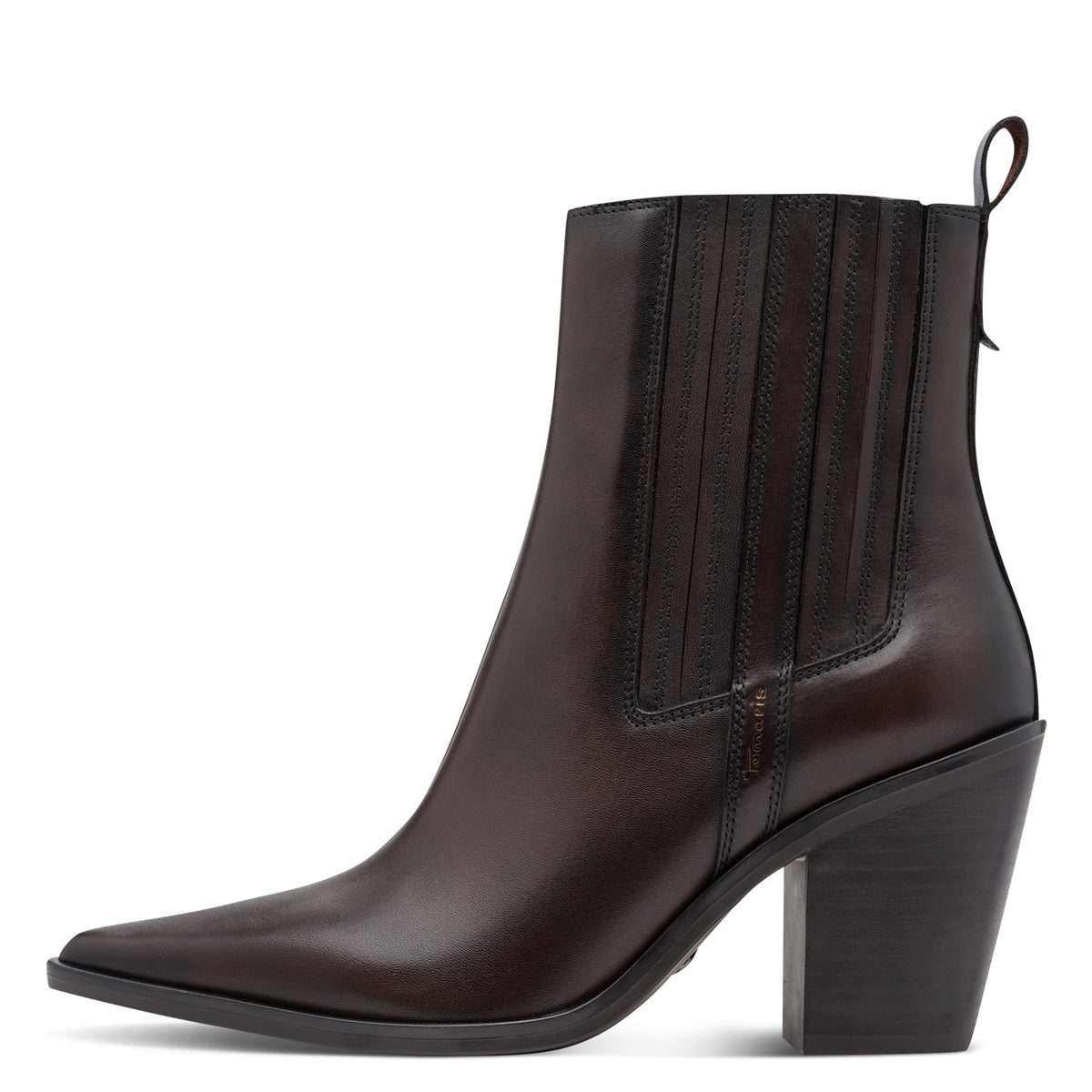 Tamaris 1-25359-47 342 Boot Heel - MAHOGANY