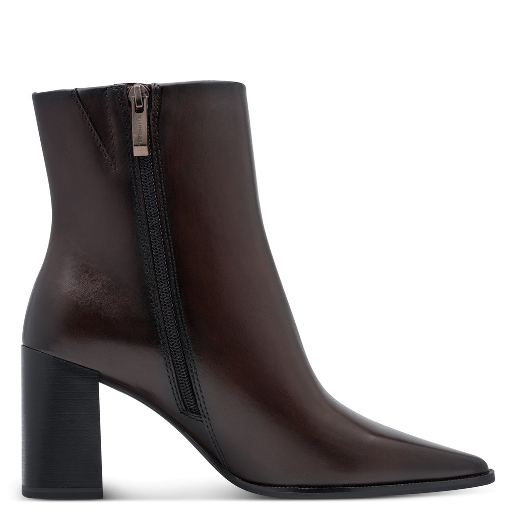 Tamaris 1-25394-47 342 Boot Heel - MAHOGANY