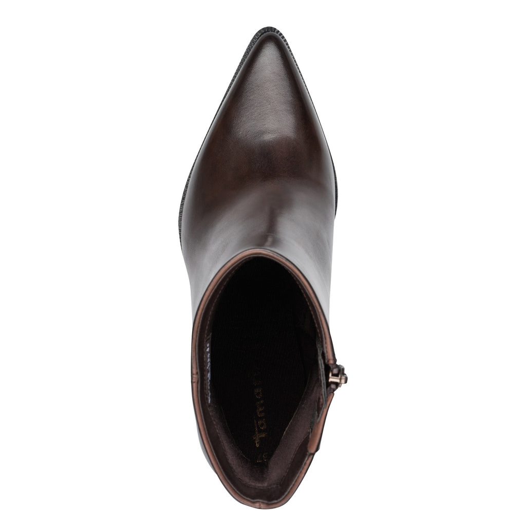 Tamaris 1-25394-47 342 Boot Heel - MAHOGANY