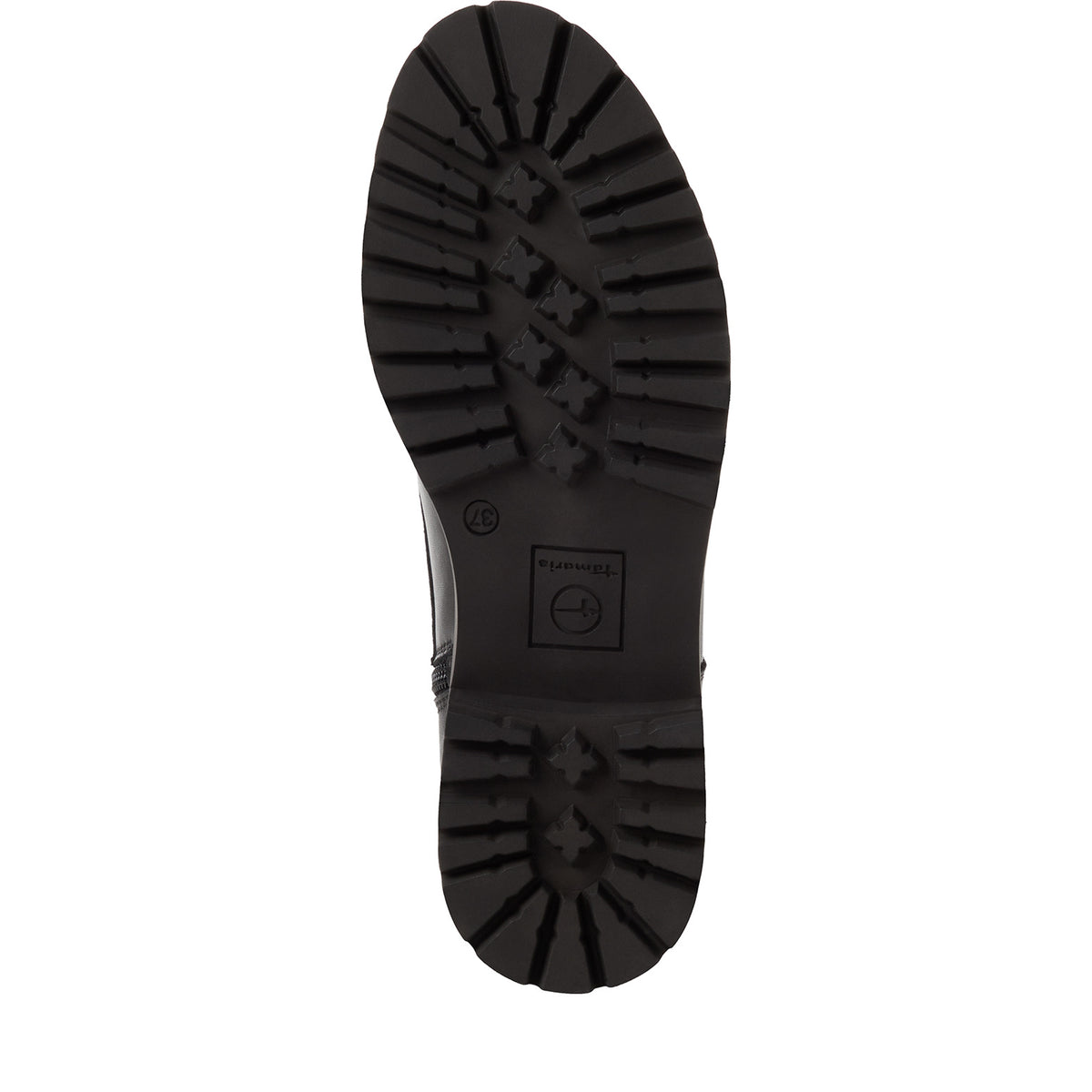 Tamaris 1-25402-43 001 Lace Boot Flat - BLACK