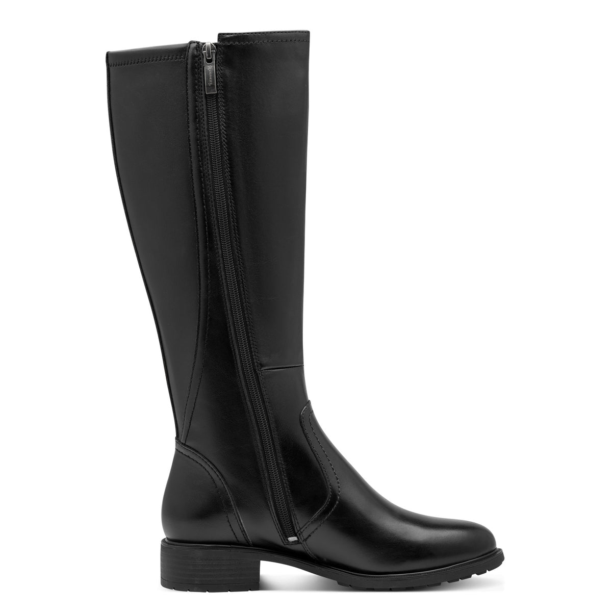 Tamaris 1-25534-47 001 Long Boot Flat - BLACK