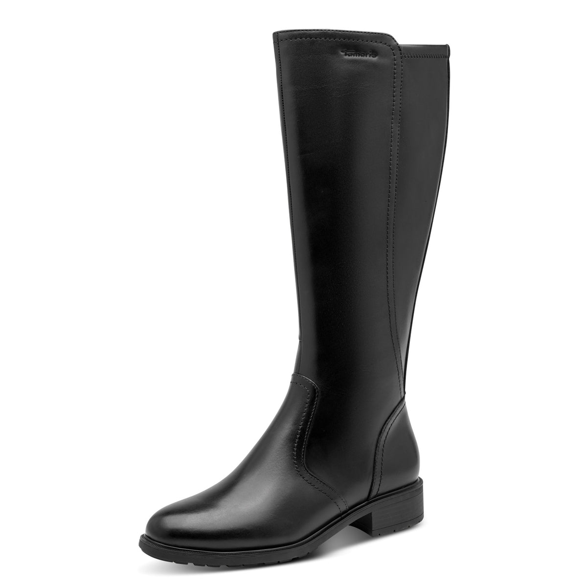 Tamaris 1-25534-47 001 Long Boot Flat - BLACK