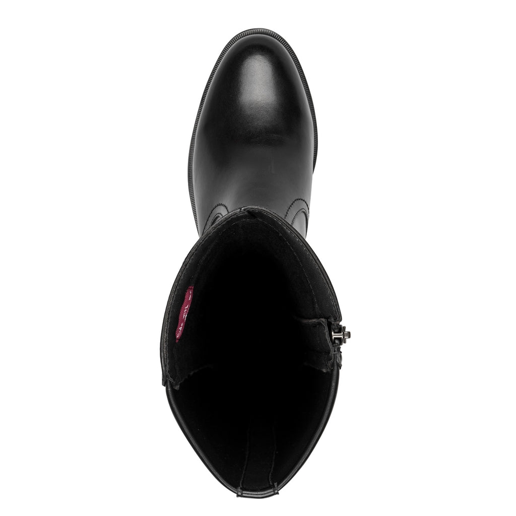 Tamaris 1-25534-47 001 Long Boot Flat - BLACK
