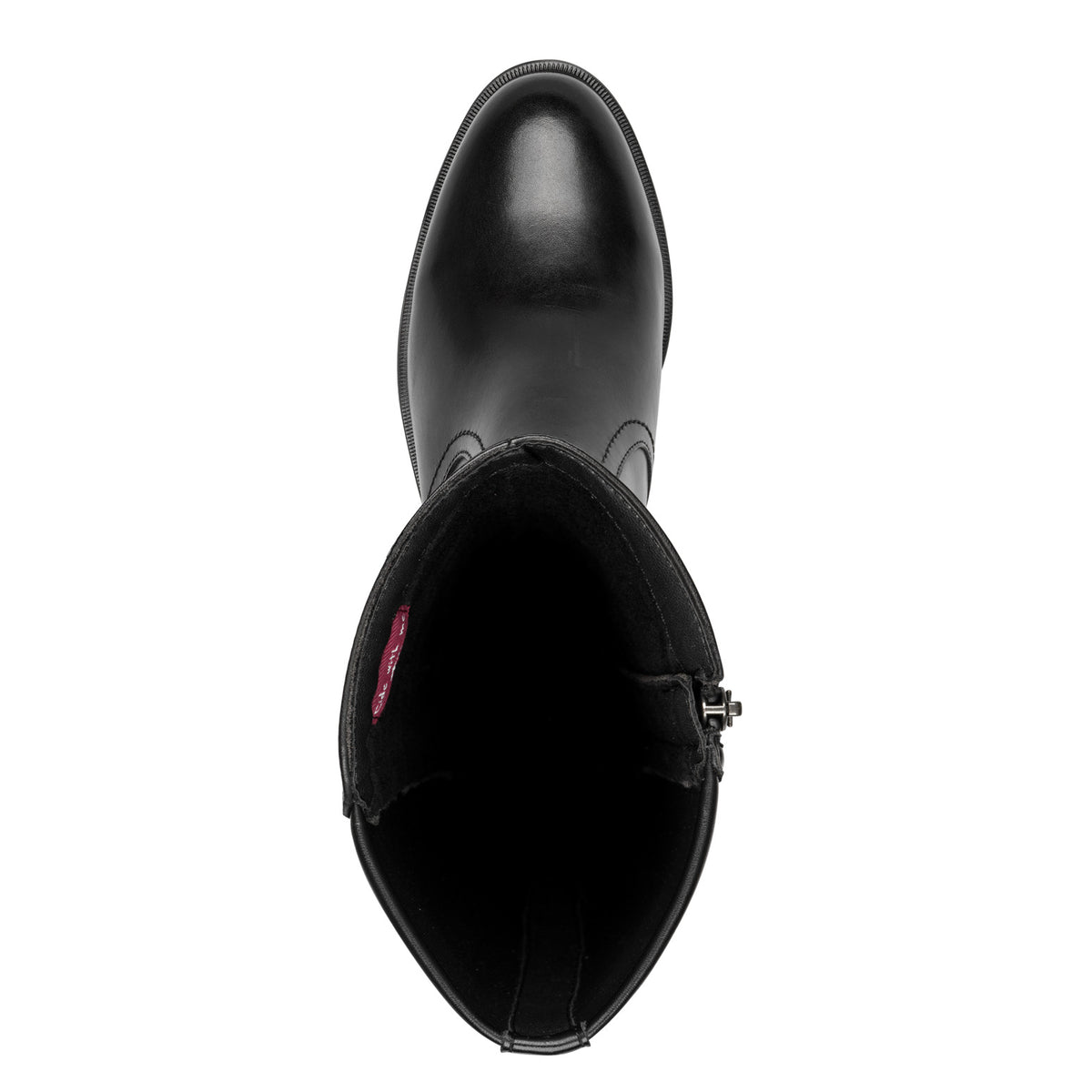 Tamaris 1-25534-47 001 Long Boot Flat - BLACK