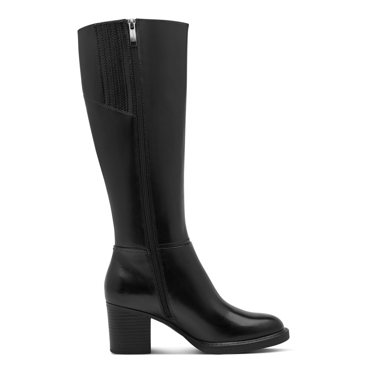 Tamaris 1-25538-47 001 Long Boot Heel - BLACK