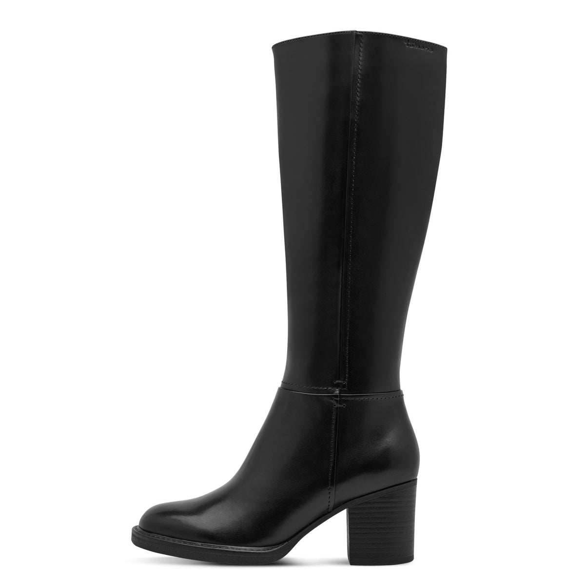 Tamaris 1-25538-47 001 Long Boot Heel - BLACK
