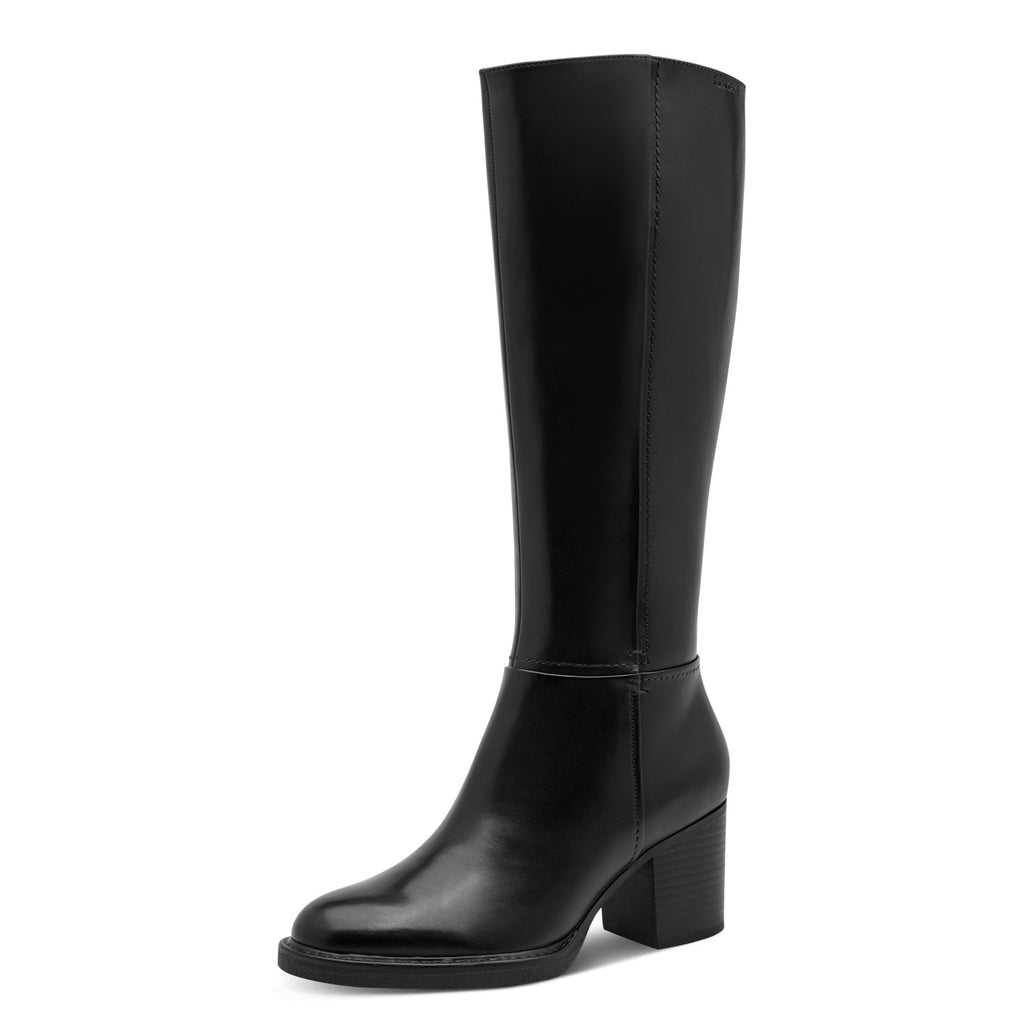 Tamaris 1-25538-47 001 Long Boot Heel - BLACK