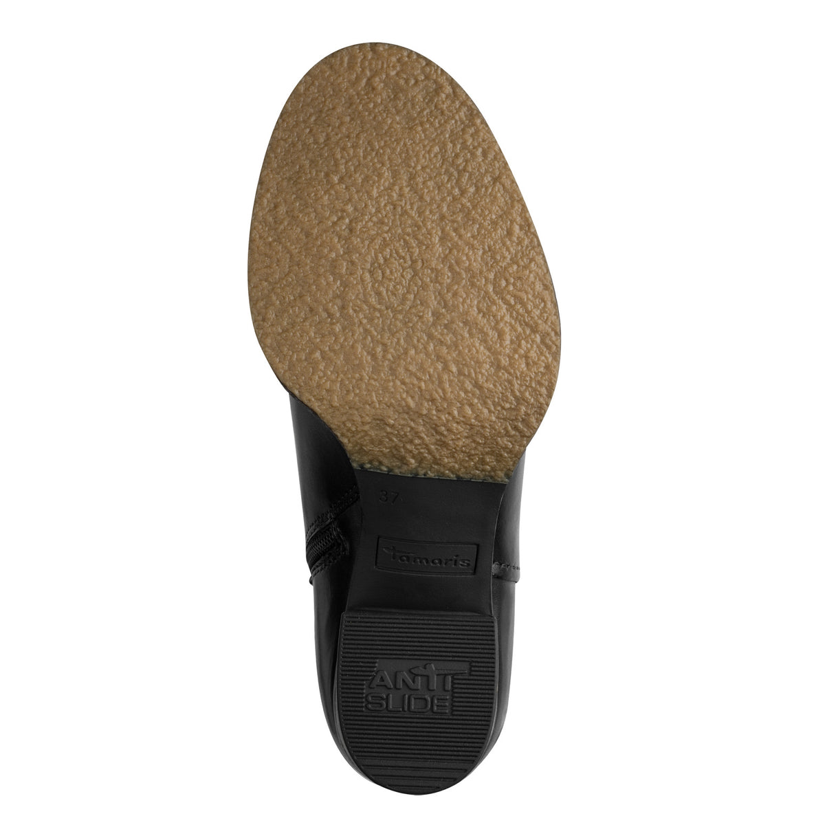 Tamaris 1-25538-47 001 Long Boot Heel - BLACK