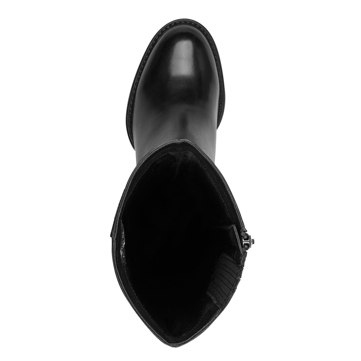 Tamaris 1-25538-47 001 Long Boot Heel - BLACK