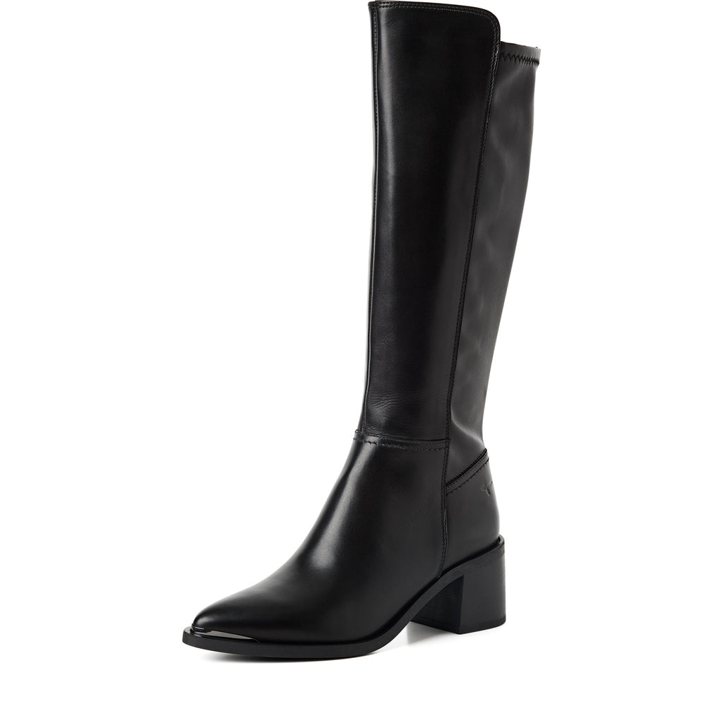 Tamaris 1-25540-45 001 Long Boot Heel - BLACK