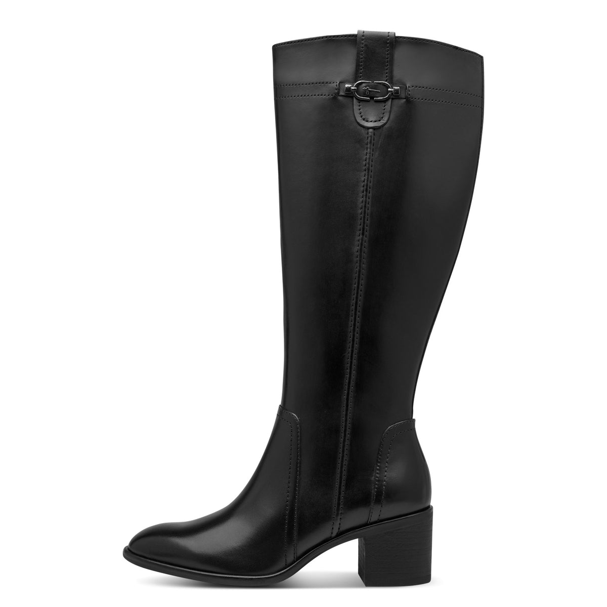 Tamaris 1-25566-47 001 Long Boot Heel - BLACK