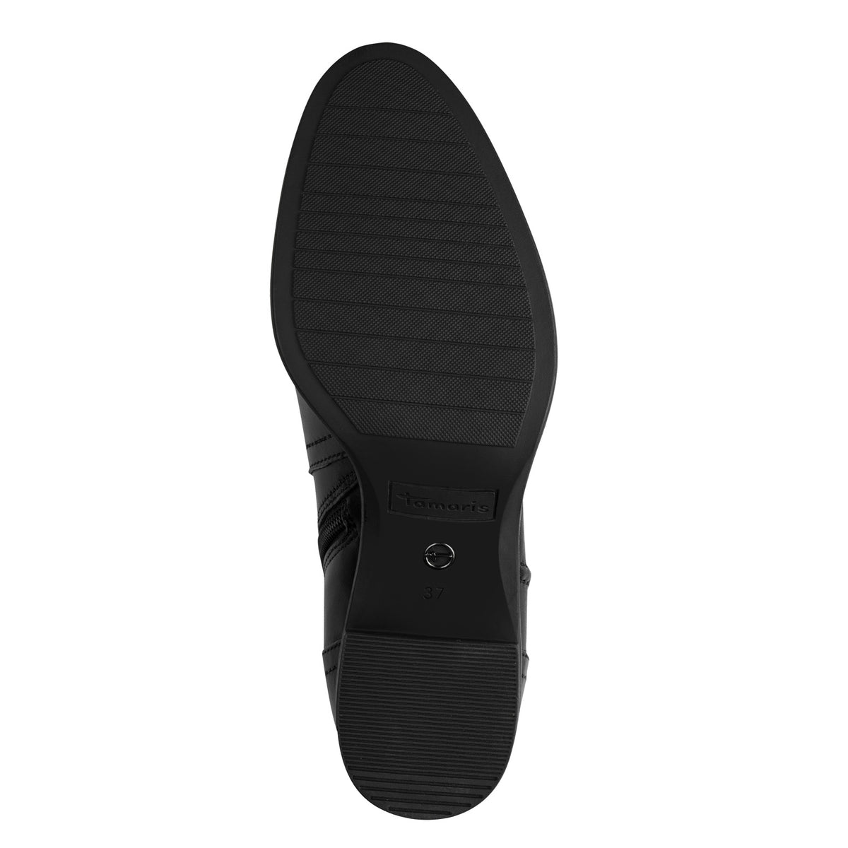 Tamaris 1-25566-47 001 Long Boot Heel - BLACK