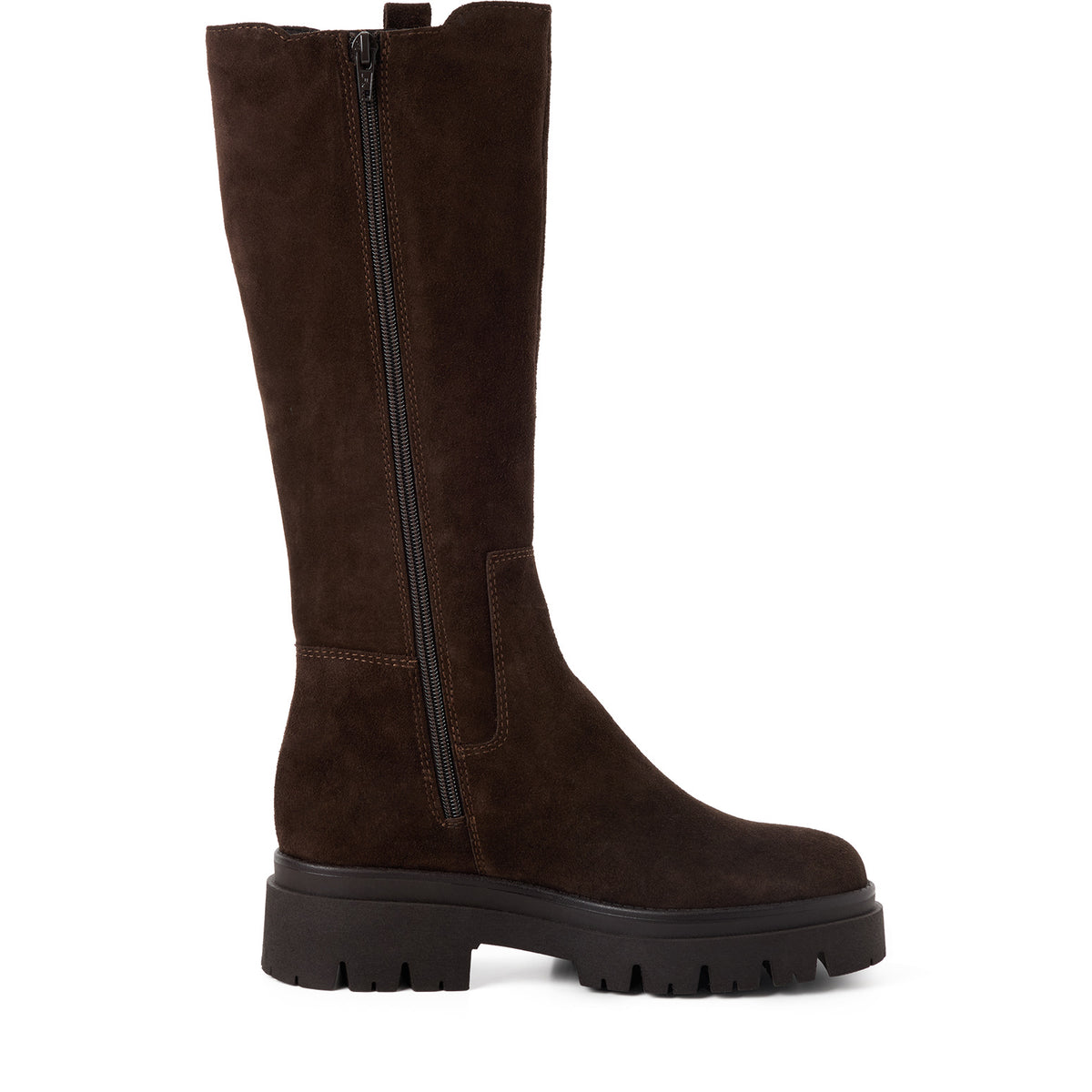 Tamaris 1-25608-41 347 Long Boot Flat - MOCCA SUEDE