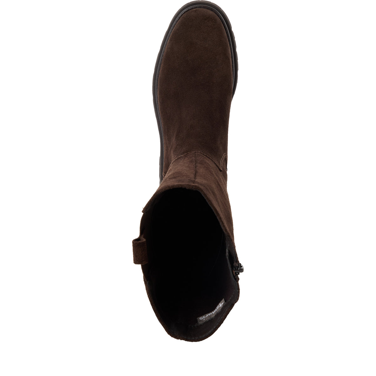 Tamaris 1-25608-41 347 Long Boot Flat - MOCCA SUEDE