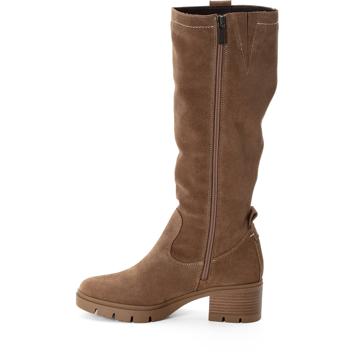 Tamaris 1-25624-47 300 Long Boot Heel - BROWN