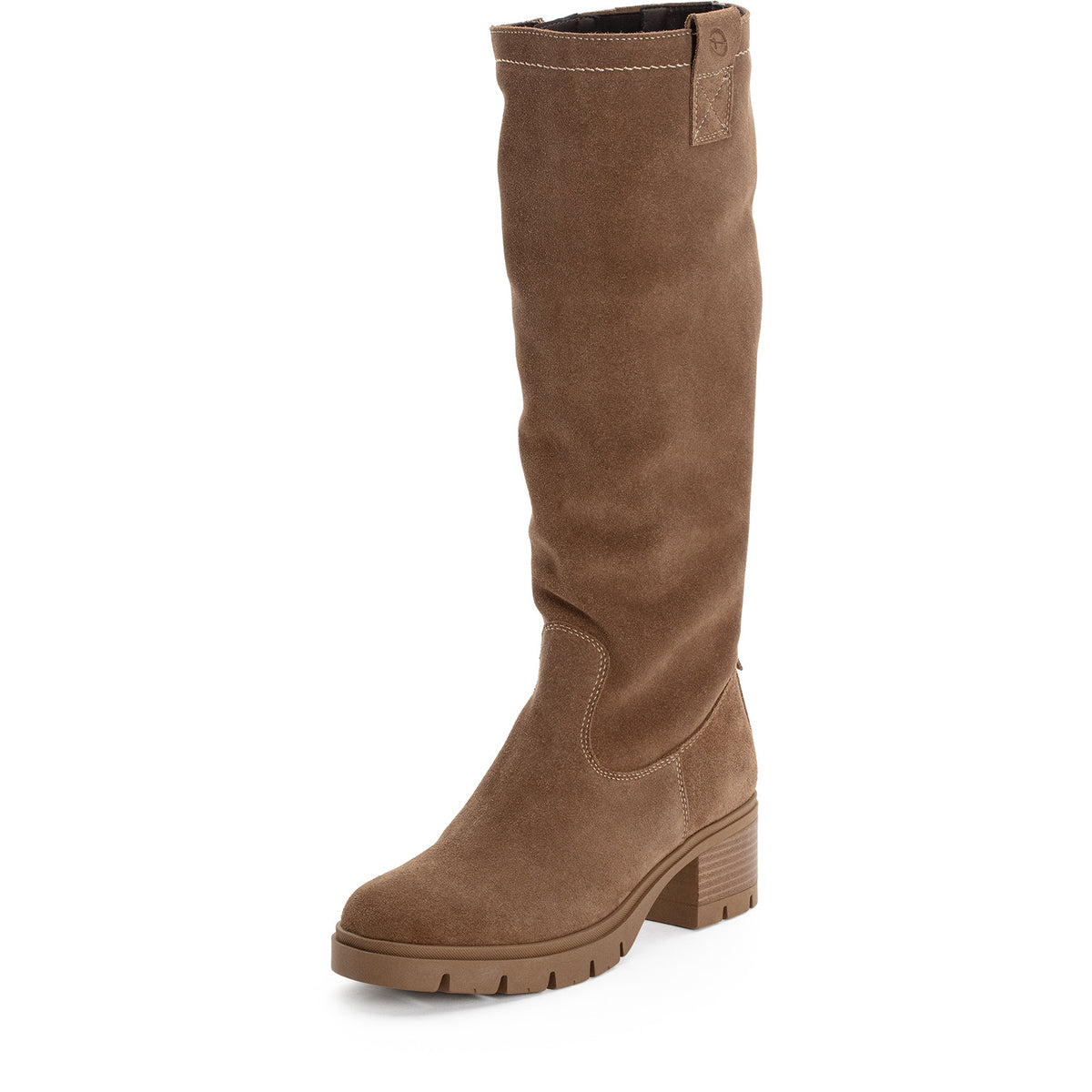 Tamaris 1-25624-47 300 Long Boot Heel - BROWN