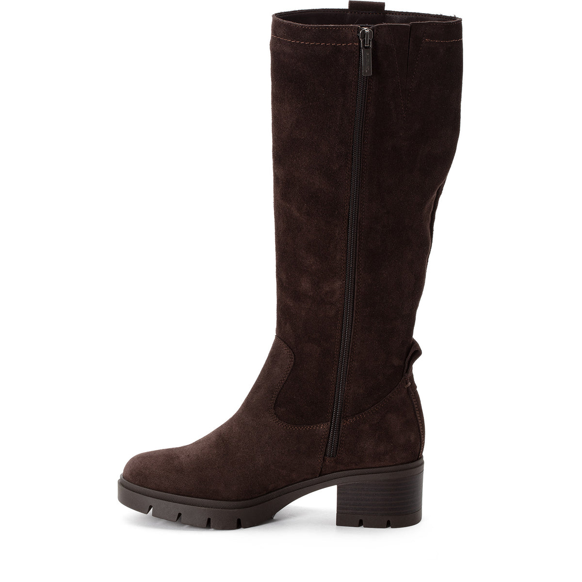 Tamaris 1-25624-47 304 Long Boot Heel - MOCCA