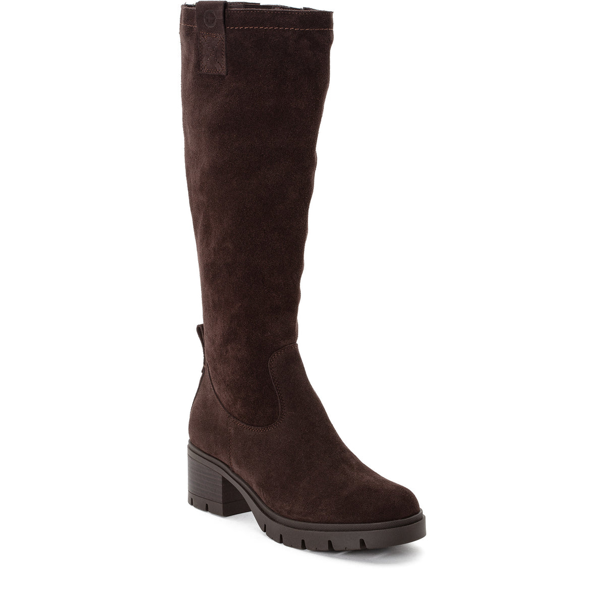 Tamaris 1-25624-47 304 Long Boot Heel - MOCCA