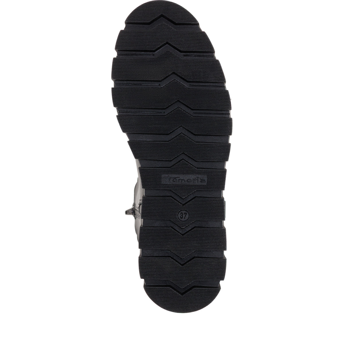 Tamaris 1-25633-47 003 Long Boot Flat - BLACK LEATHER
