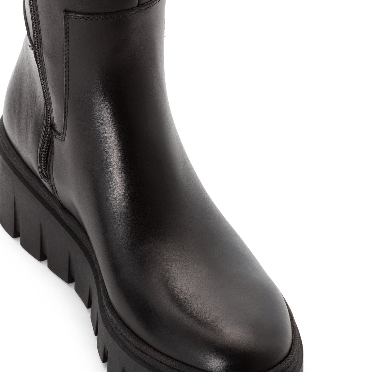 Tamaris 1-25633-47 003 Long Boot Flat - BLACK LEATHER