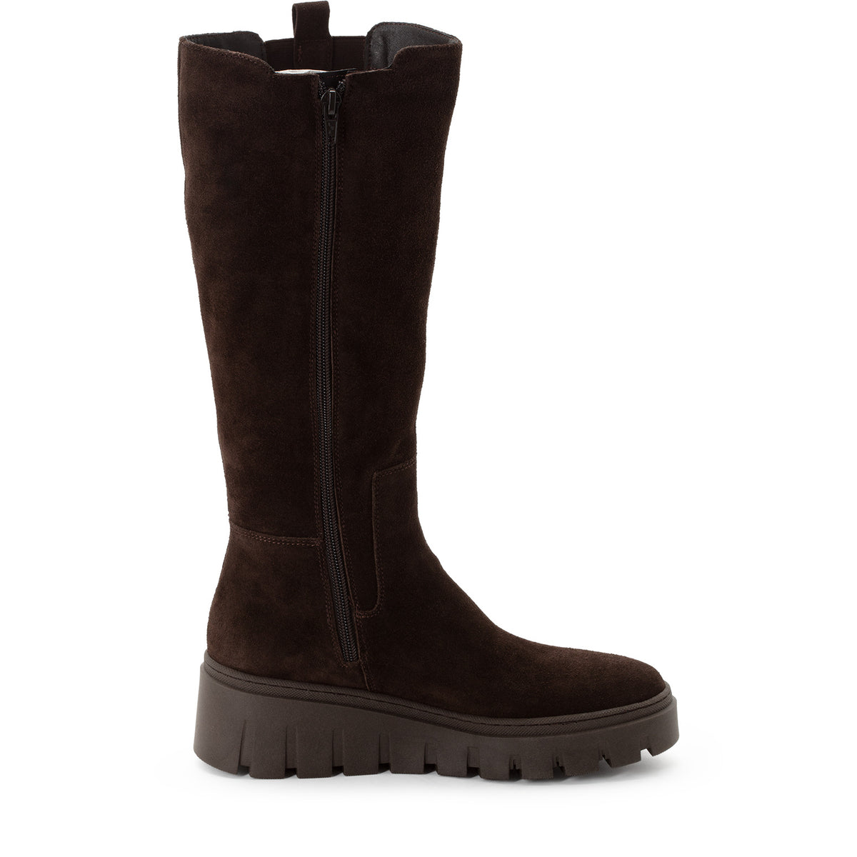 Tamaris 1-25633-47 304 Long Boot Flat - MOCCA