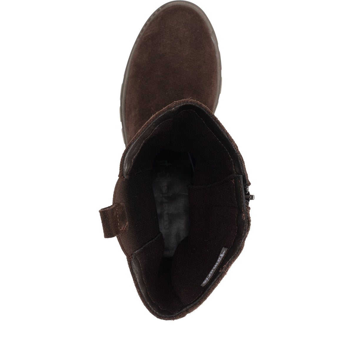 Tamaris 1-25633-47 304 Long Boot Flat - MOCCA