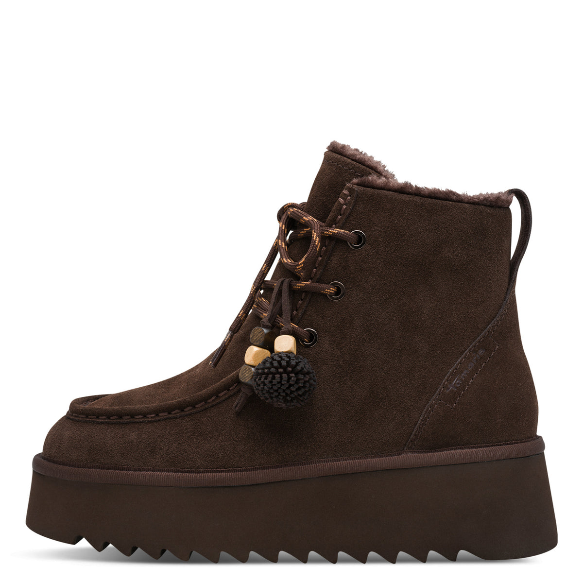 Tamaris 1-26285-47 304 WL Lace Boot - MOCCA