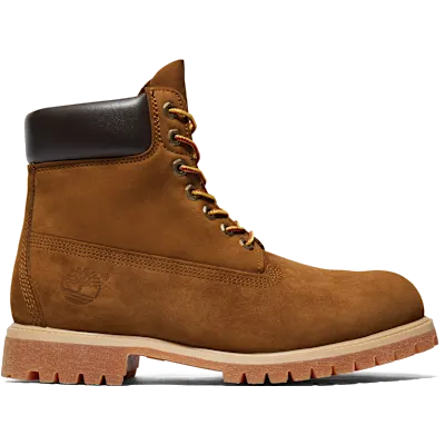 Timberland TB172066EBL1 Premium 6 INCH LACE UP WATERPROOF BOOT DARK WHEAT NUBUCK