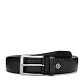 Timberland TB0A1DF90011 Birch Point Adjustable Leather Belt BLACK