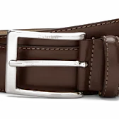 Timberland TB0A1DF99681 Birch Point Adjustable Leather Belt COCOA