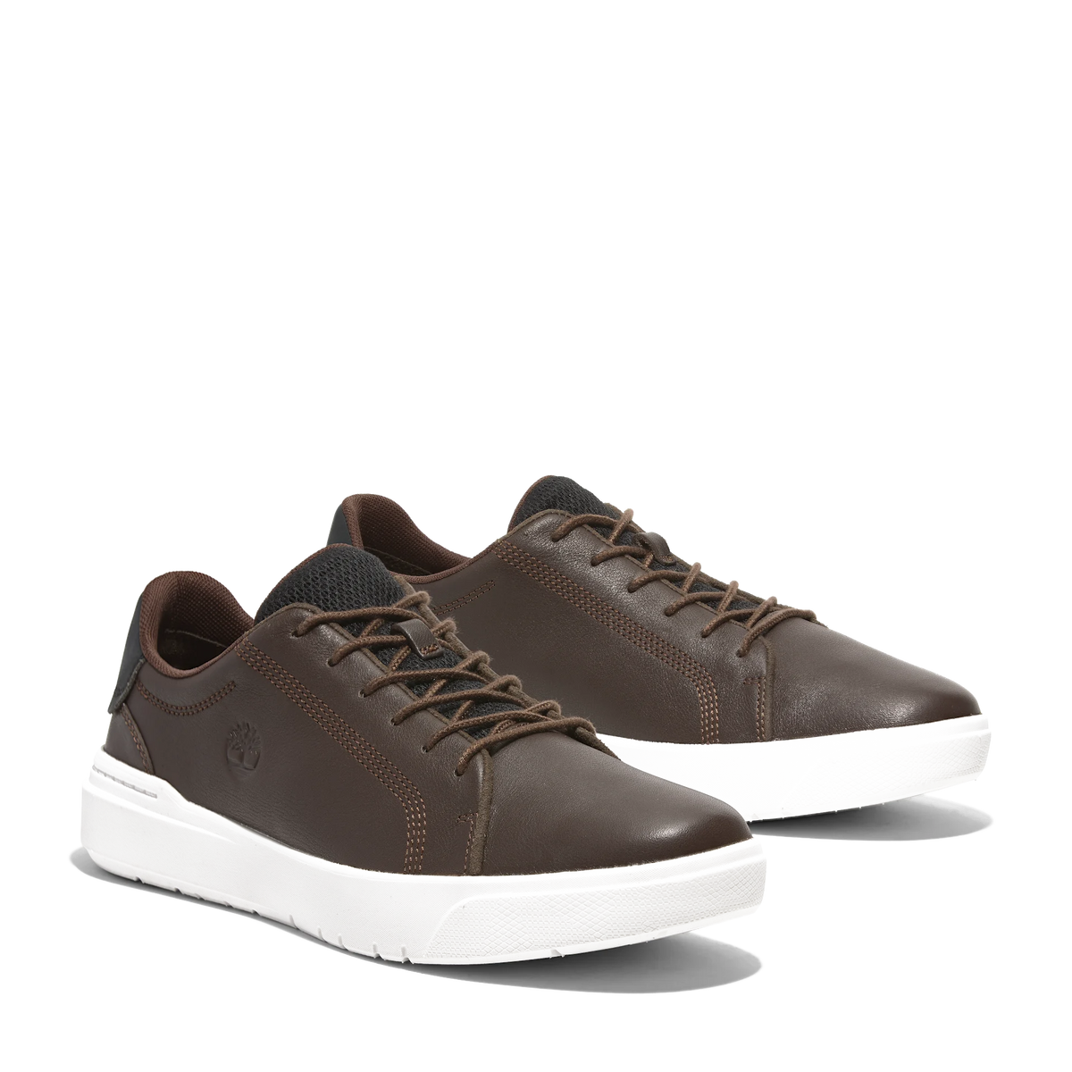Timberland TB0A41F7W011 Seneca Bay LOW LACE UP SNEAKER DARK BROWN FULL GRAIN