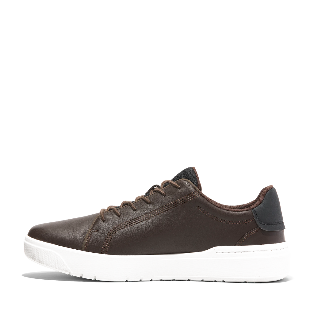 Timberland TB0A41F7W011 Seneca Bay LOW LACE UP SNEAKER DARK BROWN FULL GRAIN