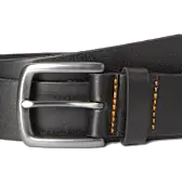 Timberland TB0A5PUN0011 Glen Oak 38mm Leather Belt BLACK