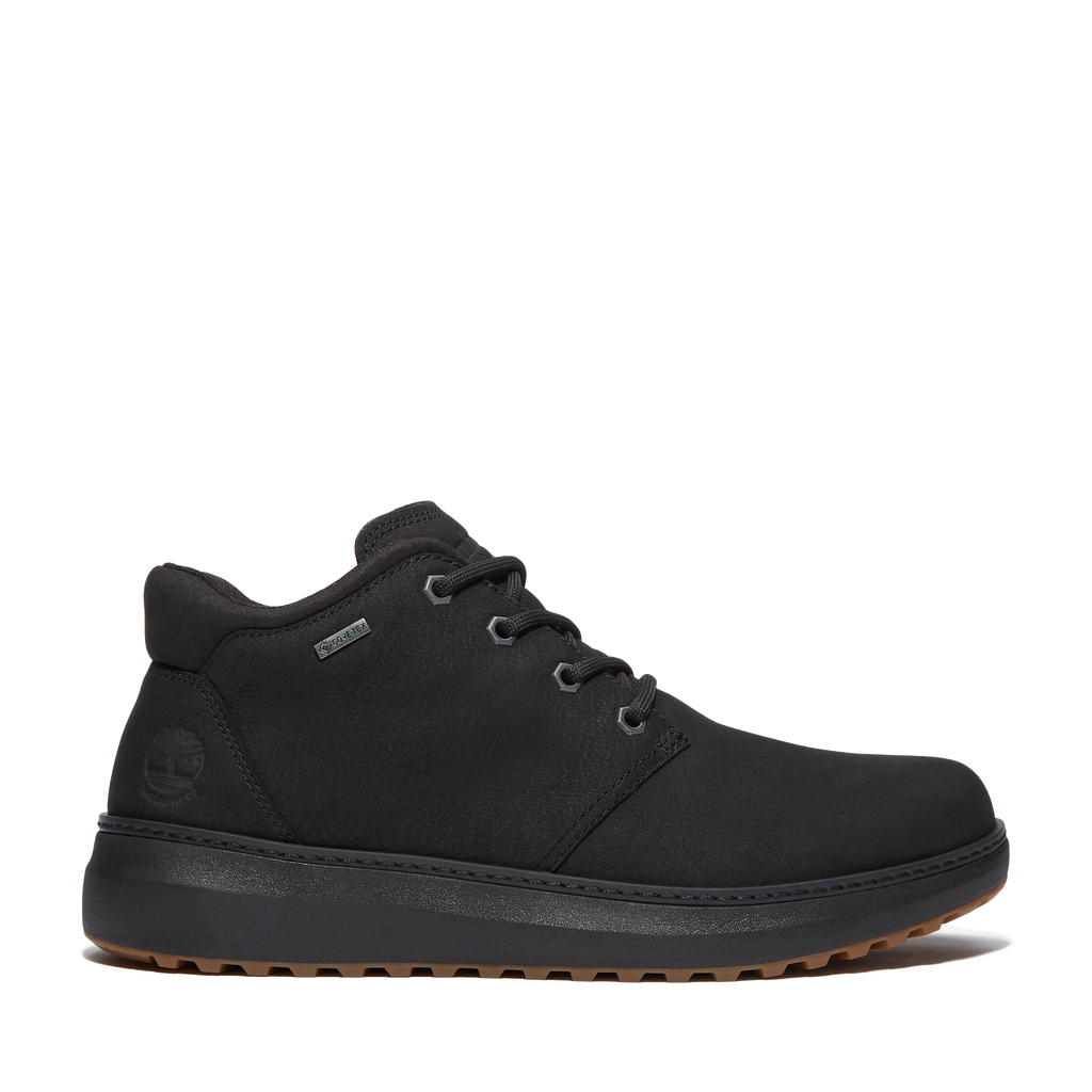Timberland TB0A6A8NW051 HUDSON ROAD MID LACE UP GTX CHUKKA BOOT BLACK NUBUCK