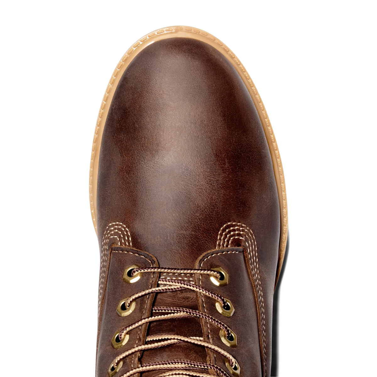 Timberland TB1270972141 Premium 6 INCH LACE UP WATERPROOF BOOT BROWN