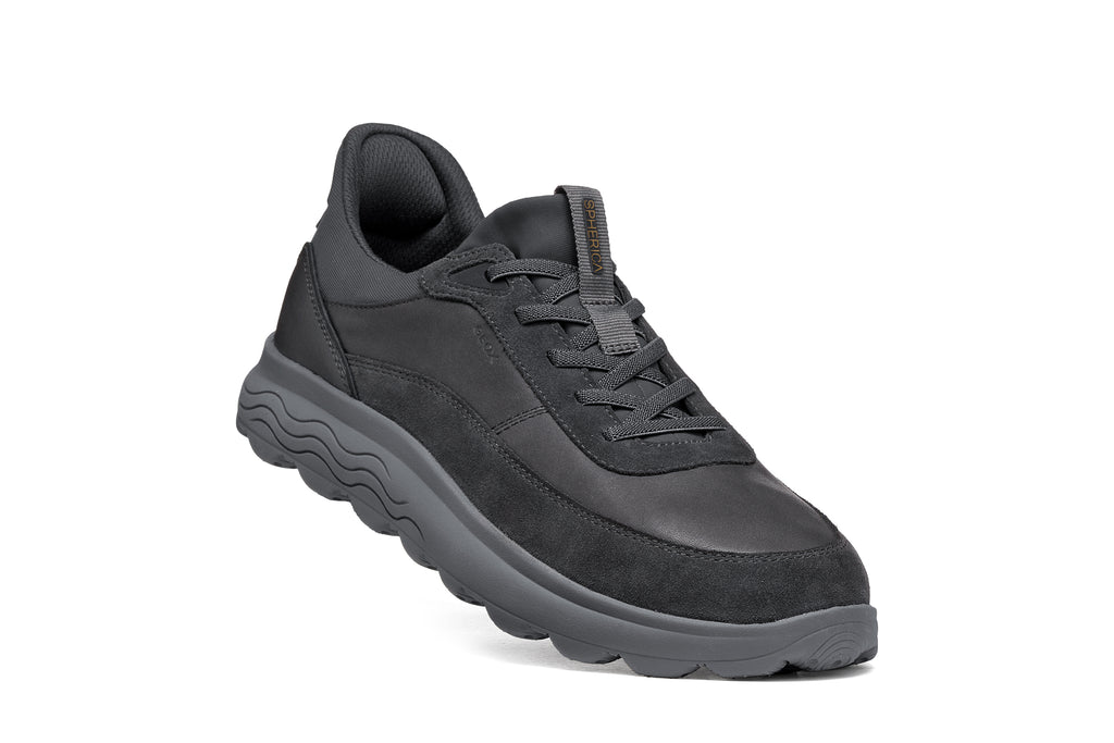 Geox U56MPA U SPHERICA PLUS A - NAPPA+SUED - GRAPHITE